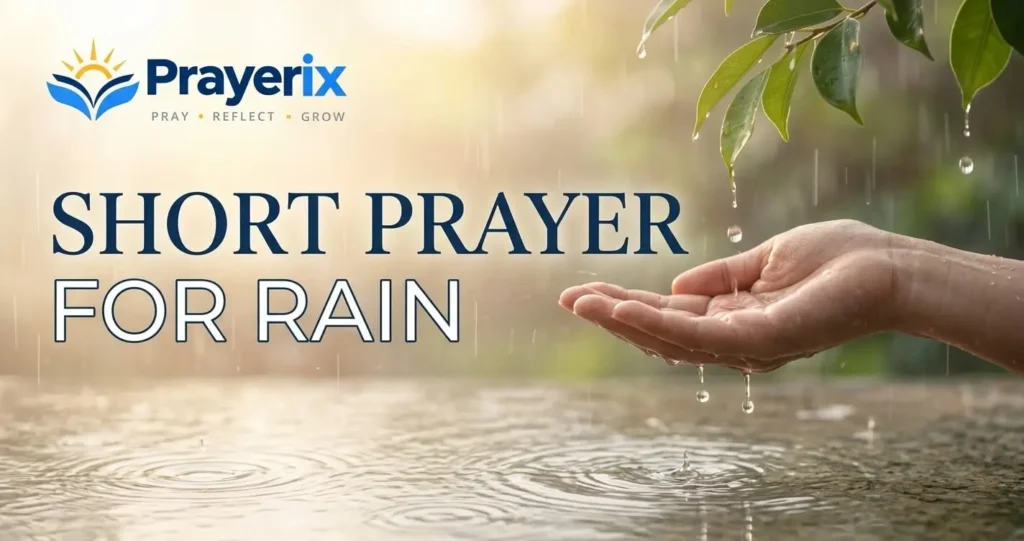 short prayer for rain