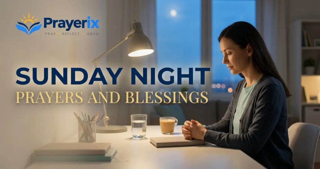 sunday night prayers and blessings